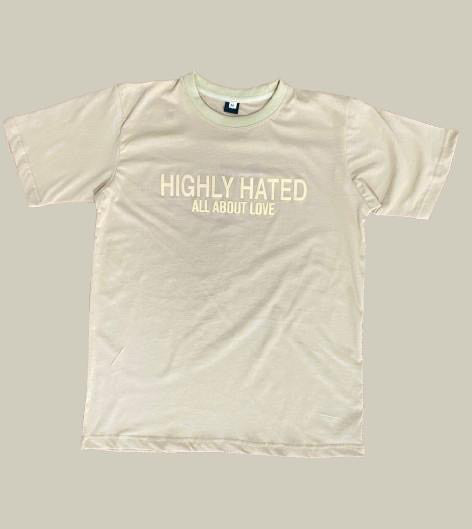 Highly Hated All About Love T-shirt (Tan)